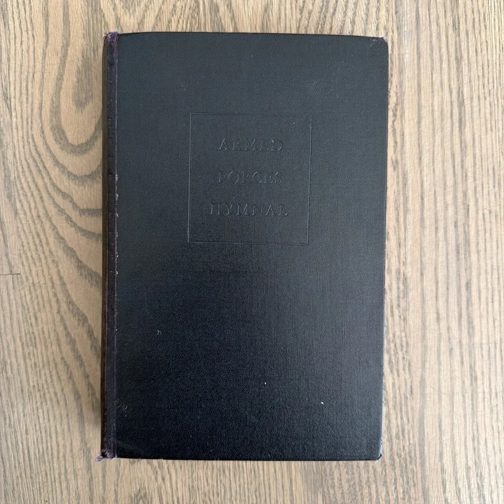 Vintage Armed Forces Hymnal Catholic Jewish Protestant Army Navy Air Force HC